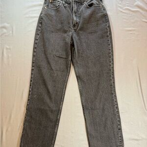 Abercrombie & Fitch Straight Black-Gray Women's Jeans